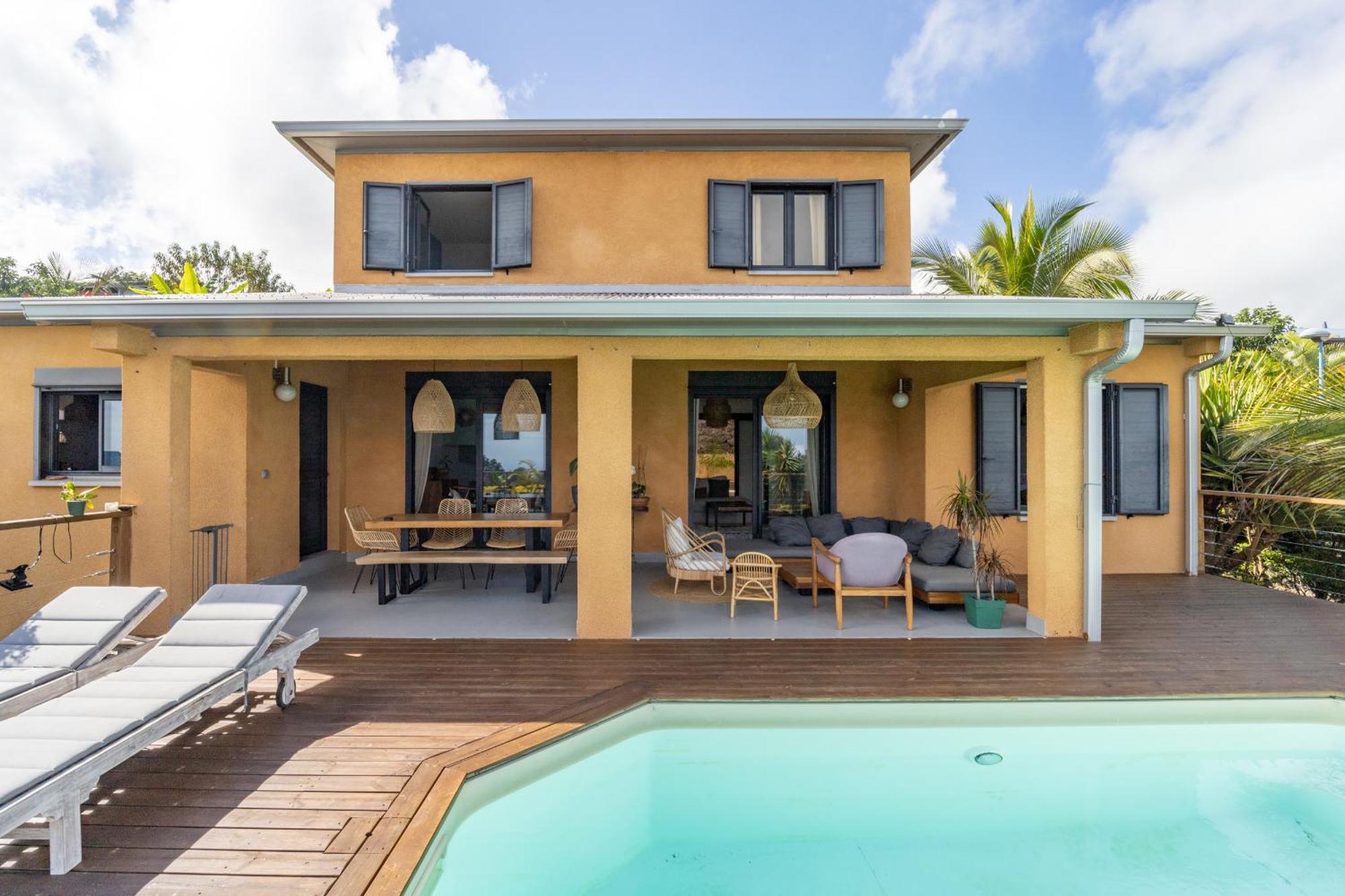 Villa Cactus Avec Piscine Et Vue Mer Ла-Салін-ле-Бен Екстер'єр фото